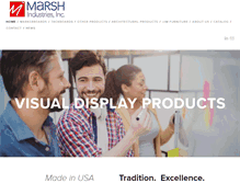 Tablet Screenshot of marsh-ind.com